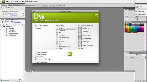 Dreamweaver is Adobe's Web design software
